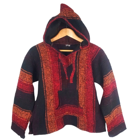 Artesanias Mickey Other - Men's Black and Red Baja Hoodie. SM.